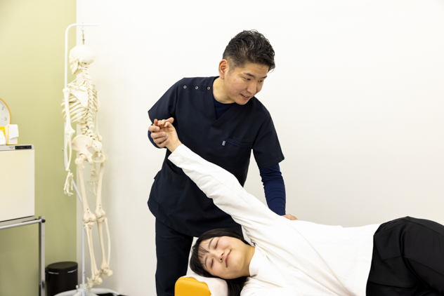 頸肩腕症候群の施術
